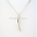 Collier dent de requin Argent "Requin"