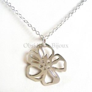 Pendentif Fleur Argent "Fleur"