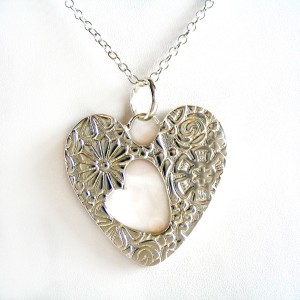 Pendentif Coeur Argent "Quore"