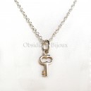 Collier Clef Argent "Key Baby"