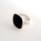 Bague "Carré Magique" onyx