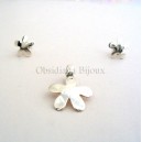 Ensemble Argent Fleur "Marielle"