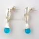 Boucles D'Oreilles Argent "Petite Serpentine" 