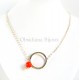 Collier Cercle Pierres et Argent « Sweet »