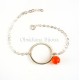 Bracelet Cercle Pierres et Argent « Sweet »