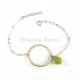 Bracelet Cercle Pierres et Argent « Sweet »