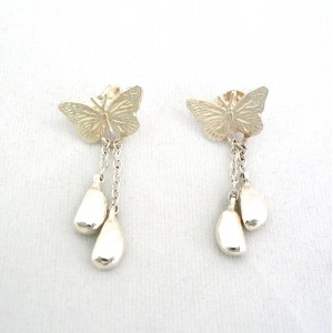 Boucles D'Oreilles Argent "Cocon Argent"