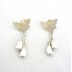 Boucles D'Oreilles Argent "Cocon Argent"