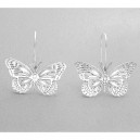 Boucles D'Oreilles Argent "Papillon"