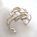 Manchette Bracelet Argent "Style"