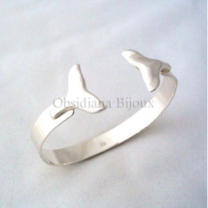 Bracelet Argent "Chant de Baleine"