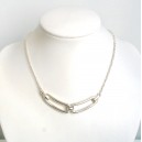 Collier Argent "Trapèze"