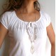 Sautoir Argent "Pluie de feuilles"