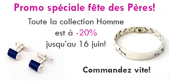 Promotion spéciale Fête des Pères chez Obsidiana Bijoux