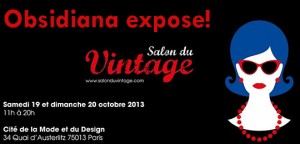 Obsidiana au salon du Vintage